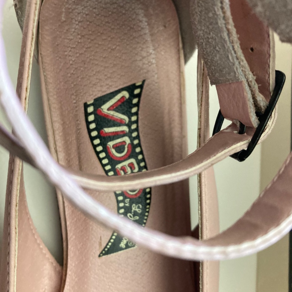 “HOST PICK “Vintage Size 8 Ballerina Pale Pink Ankle Strap Maryjane Sh… - Picture 13 of 16